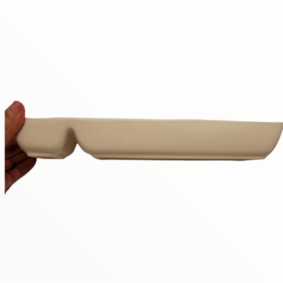 Rae Dunn KEEP Tray Long Letters Farmhouse Style 2 Compartment - Picture 4 of 7